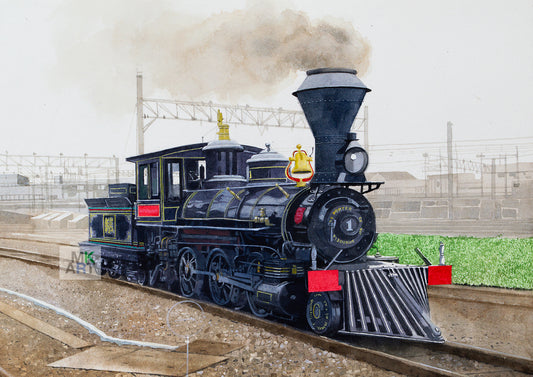 3. Old steam locomotive