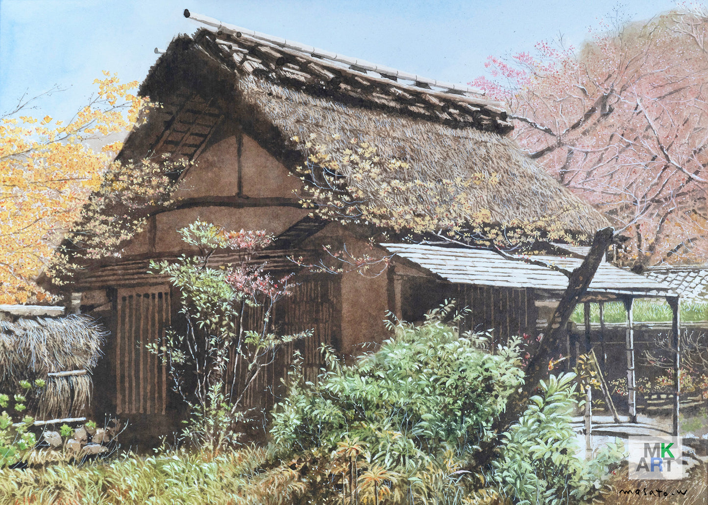 1.京都で出会った茅葺の風景