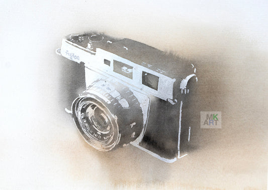 X.A4古いフィルムカメラ/Old film camera