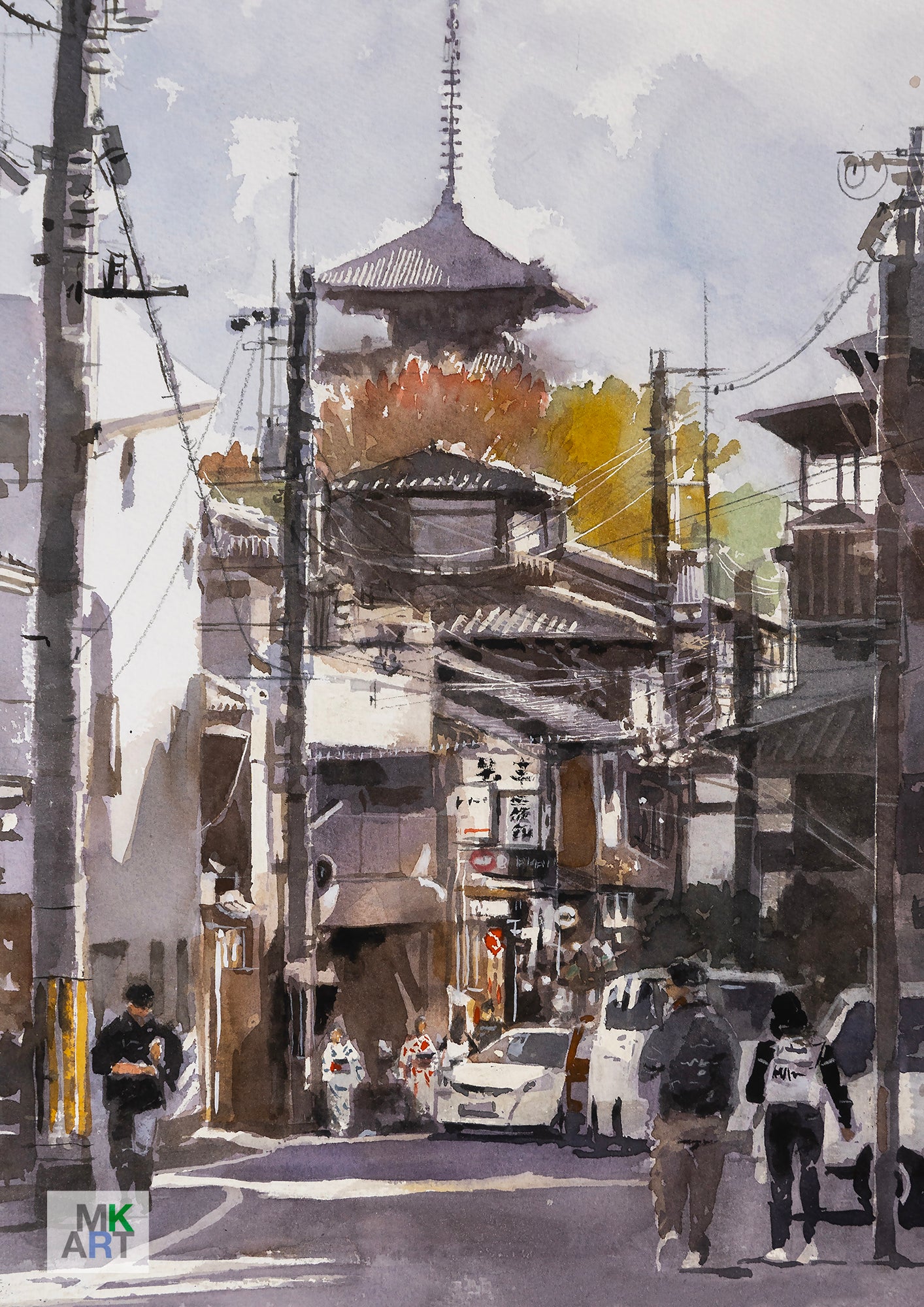 SK. Kyoto Higashiyama Sketch