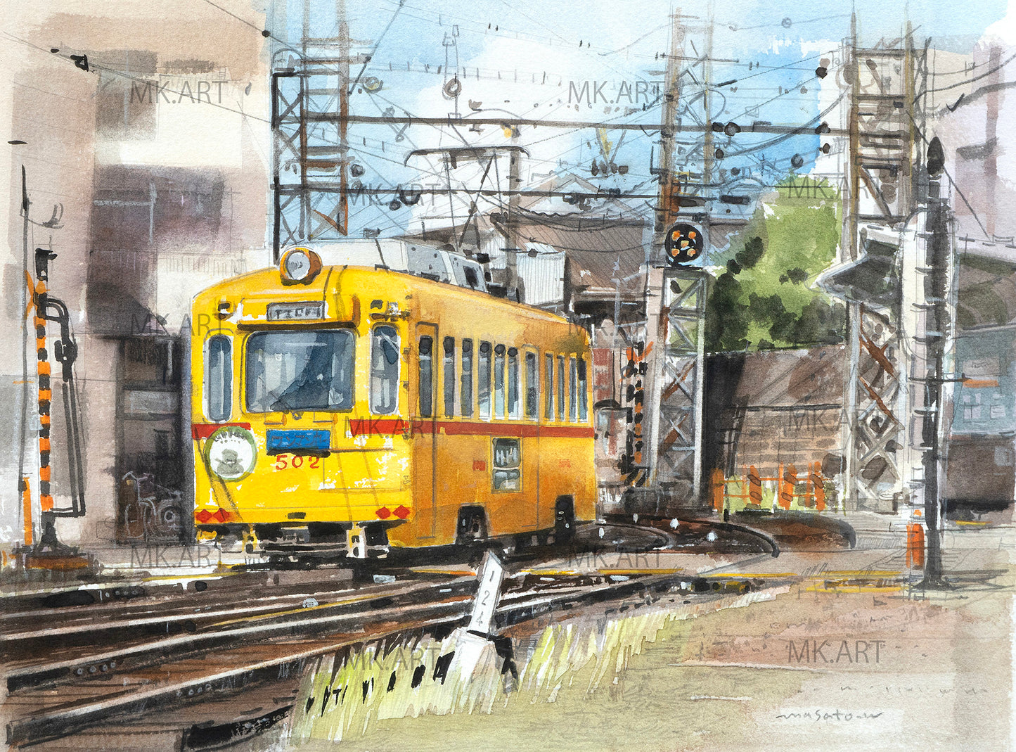 S. Sketch of the Osaka Hankai Tramway