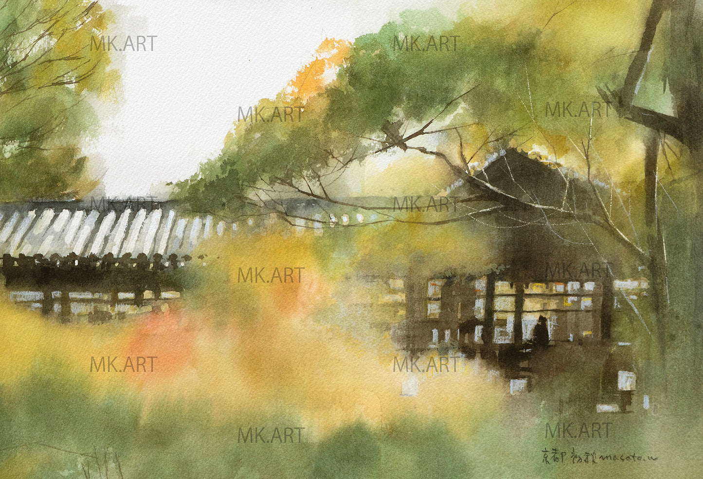 S. Kyoto Tofukuji Temple sketch